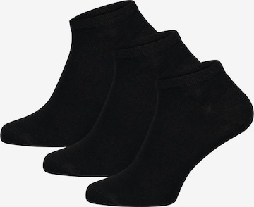 Chaussettes ' Bambus ' Nur Die en noir : devant