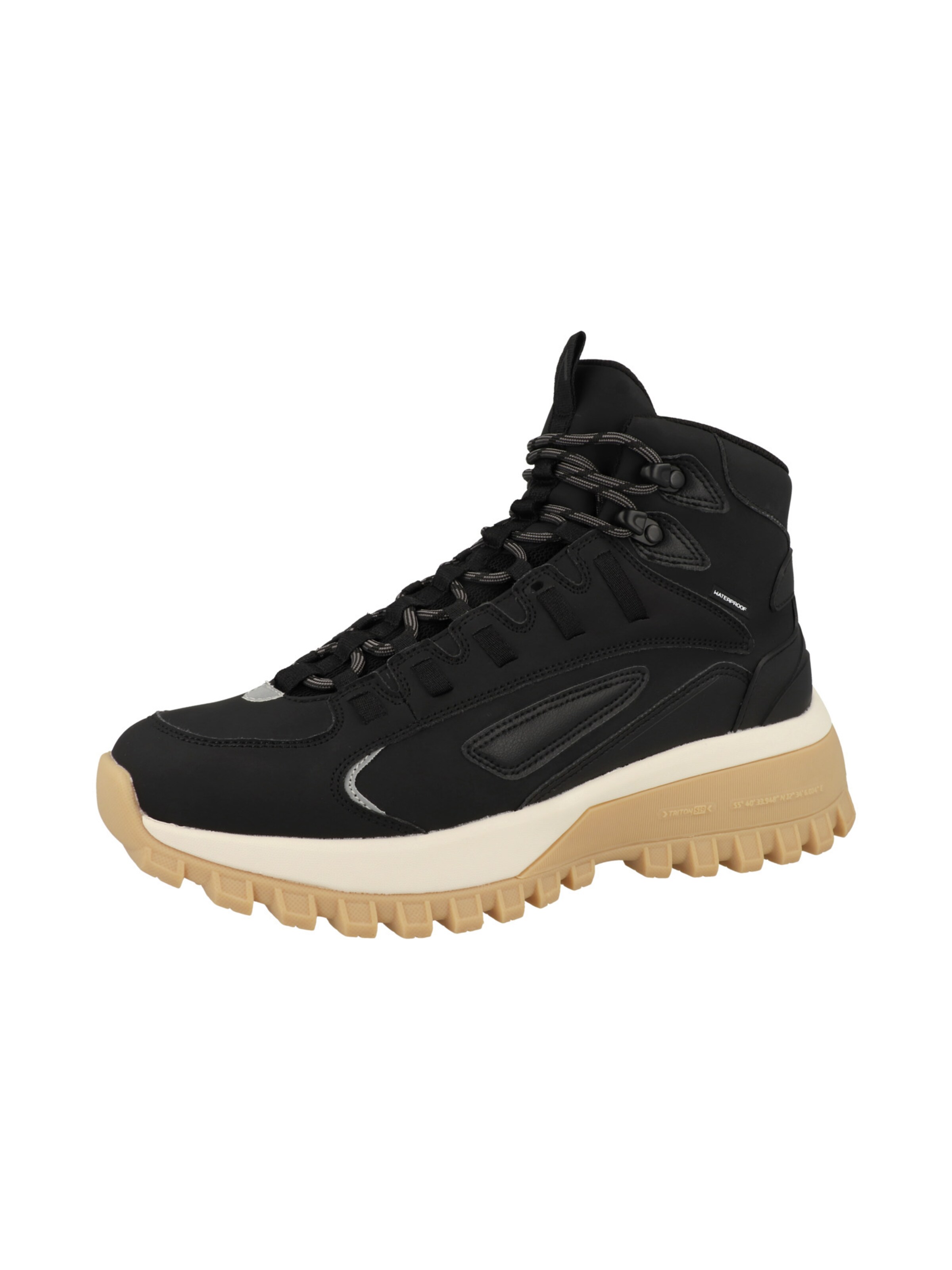 Sneaker alta 'Apaze Hightop' di ARKK Copenhagen in nero: frontale
