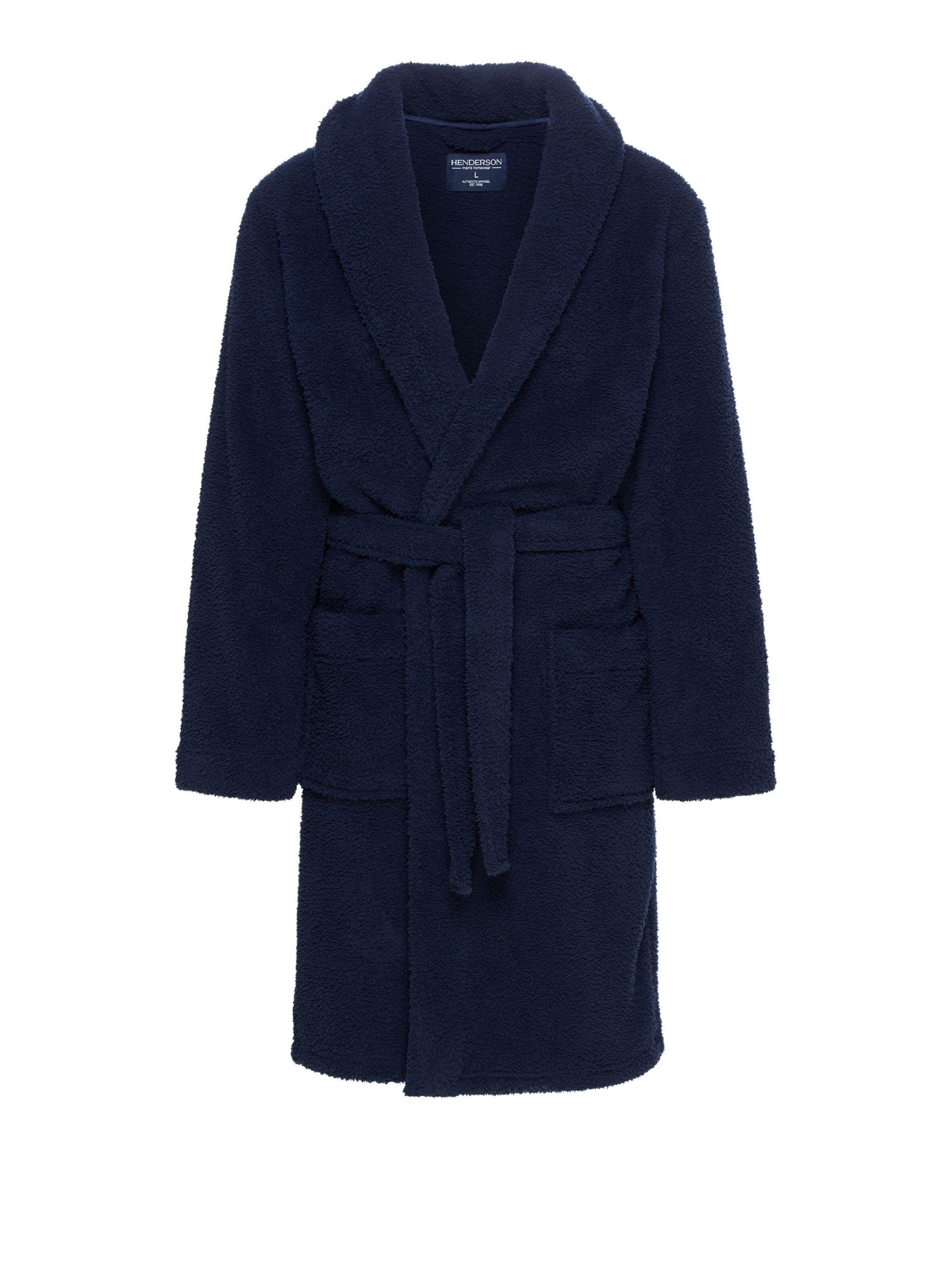 Henderson Bathrobe short 'ITEM' in Blue