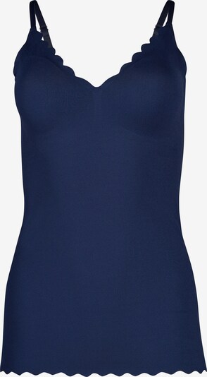 Skiny Top in violettblau, Produktansicht