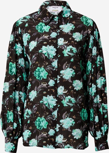PAUL & JOE Blouse in de kleur Groen / Zwart, Productweergave