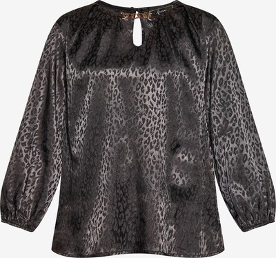 faina Blouse in de kleur Donkergrijs / Zwart, Productweergave