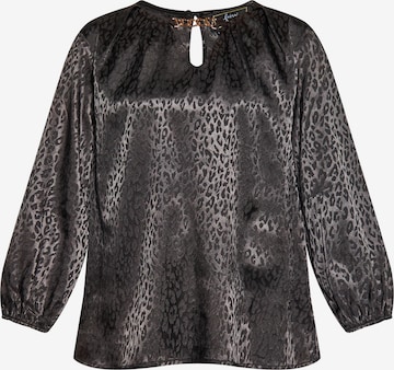 faina Blouse in Zwart: voorkant