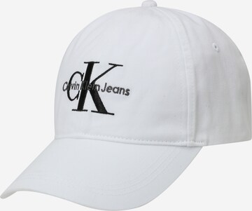 Cappello da baseball di Calvin Klein Jeans in bianco: frontale