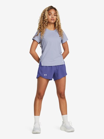 UNDER ARMOUR Regular Sportbroek 'Fly-By 3' in Lila