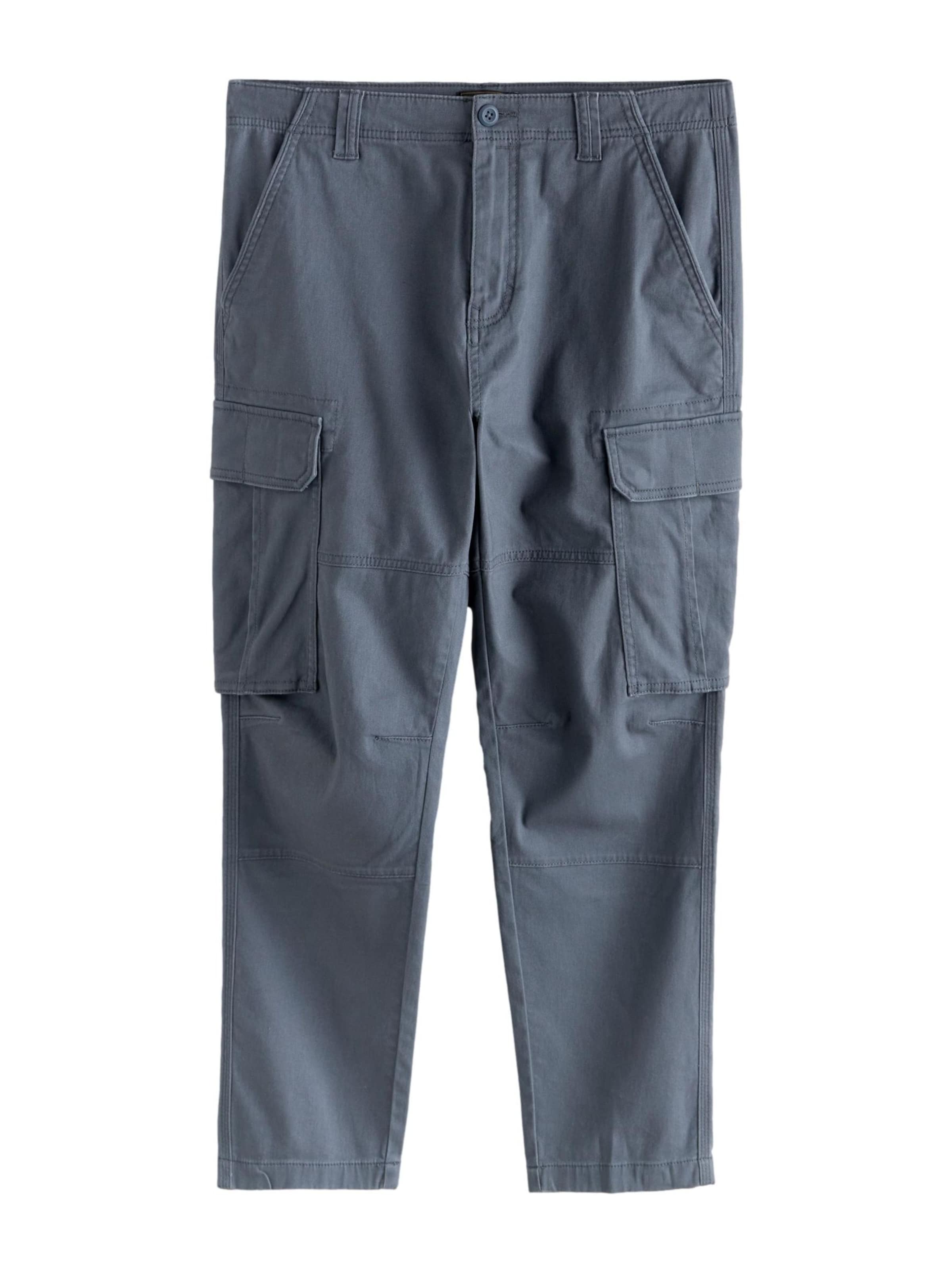 Next Slimfit Cargobukser i blå: forside