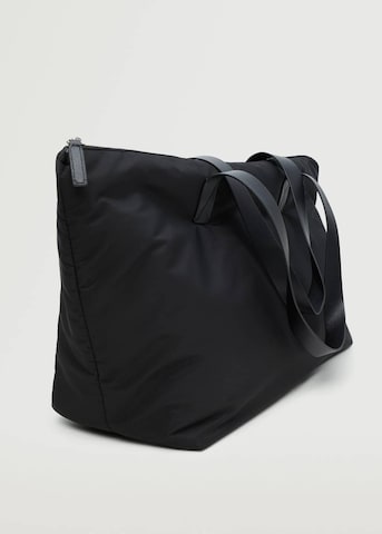 MANGO Nákupní taška 'Nina' – černá