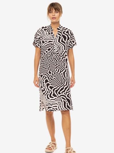 Pink Label Ljetna haljina 'BEACHWEAR BLACK GEO' veličine 36 u crna, Pregled proizvoda