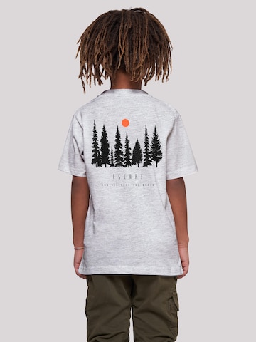 T-Shirt 'Escape Discover the World Forest' F4NT4STIC en gris