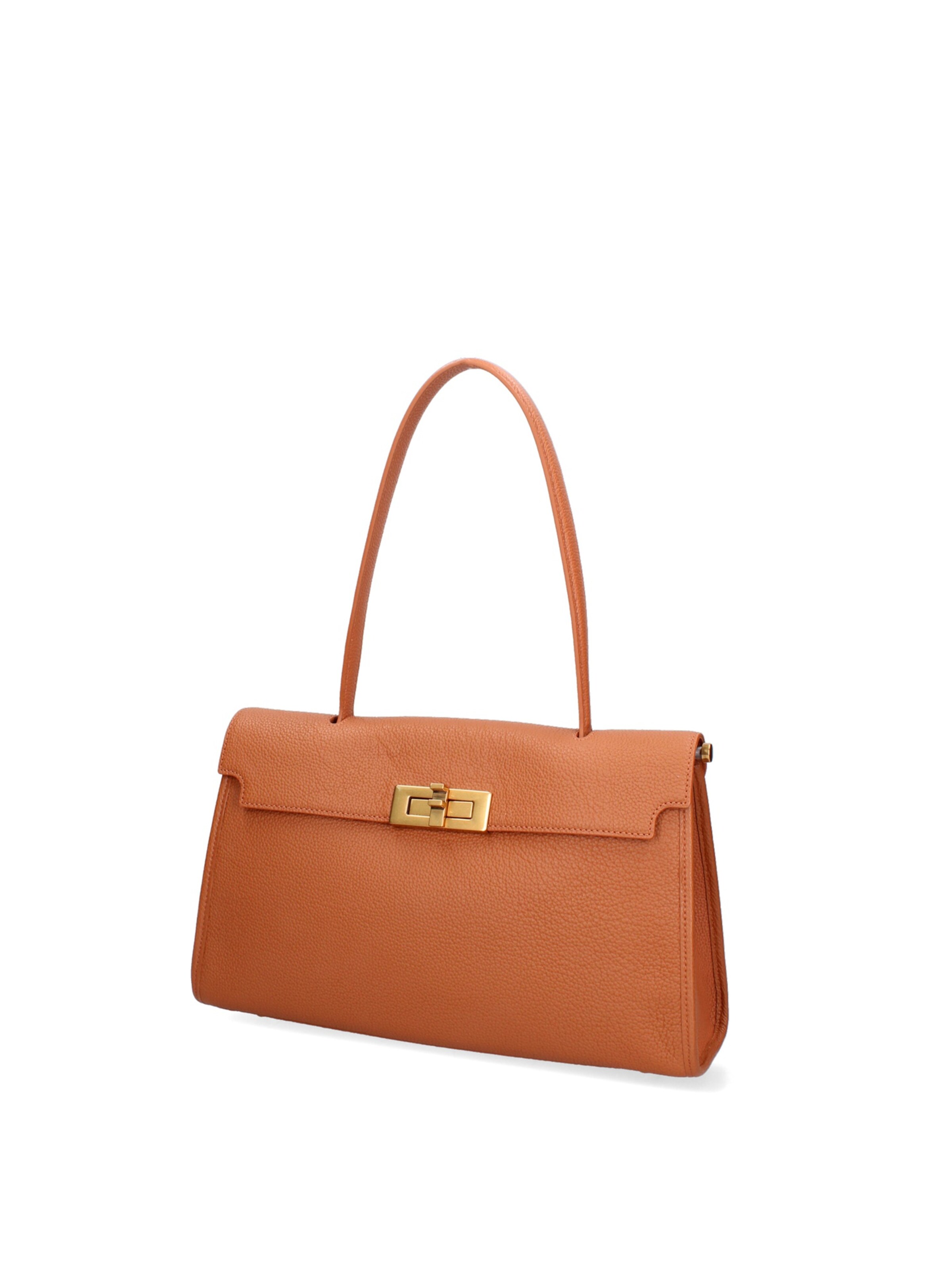 Borsa a spalla Gave Lux di colore cognac, Visualizzazione prodotti