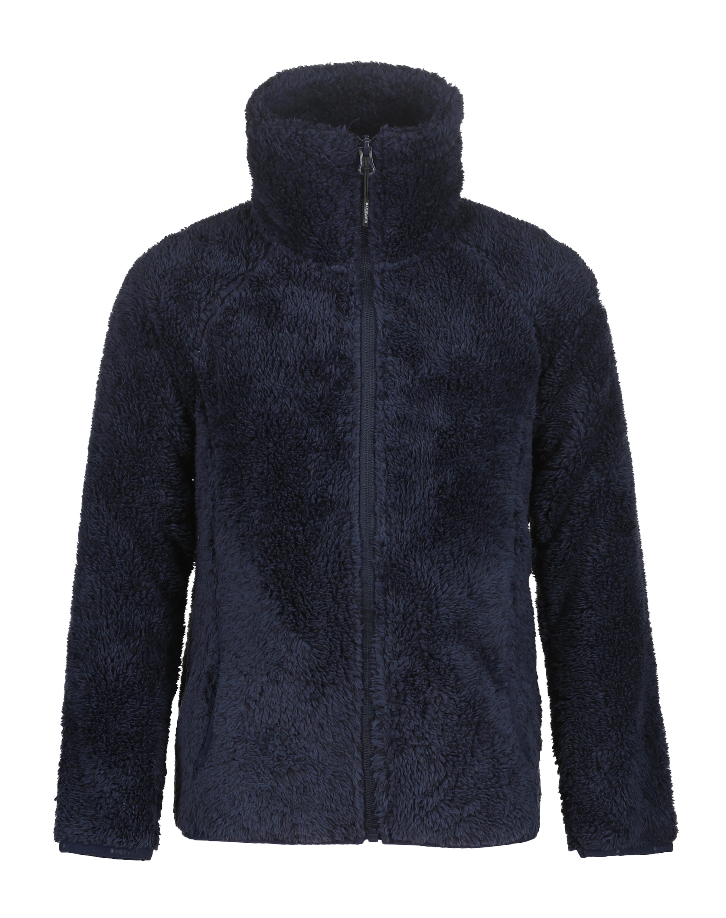 ICEPEAK Athletic Fleece Jacket in Blue: front