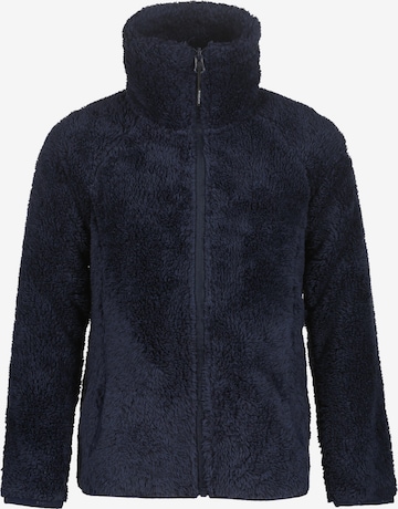 ICEPEAK Athletic Fleece Jacket in Blue: front