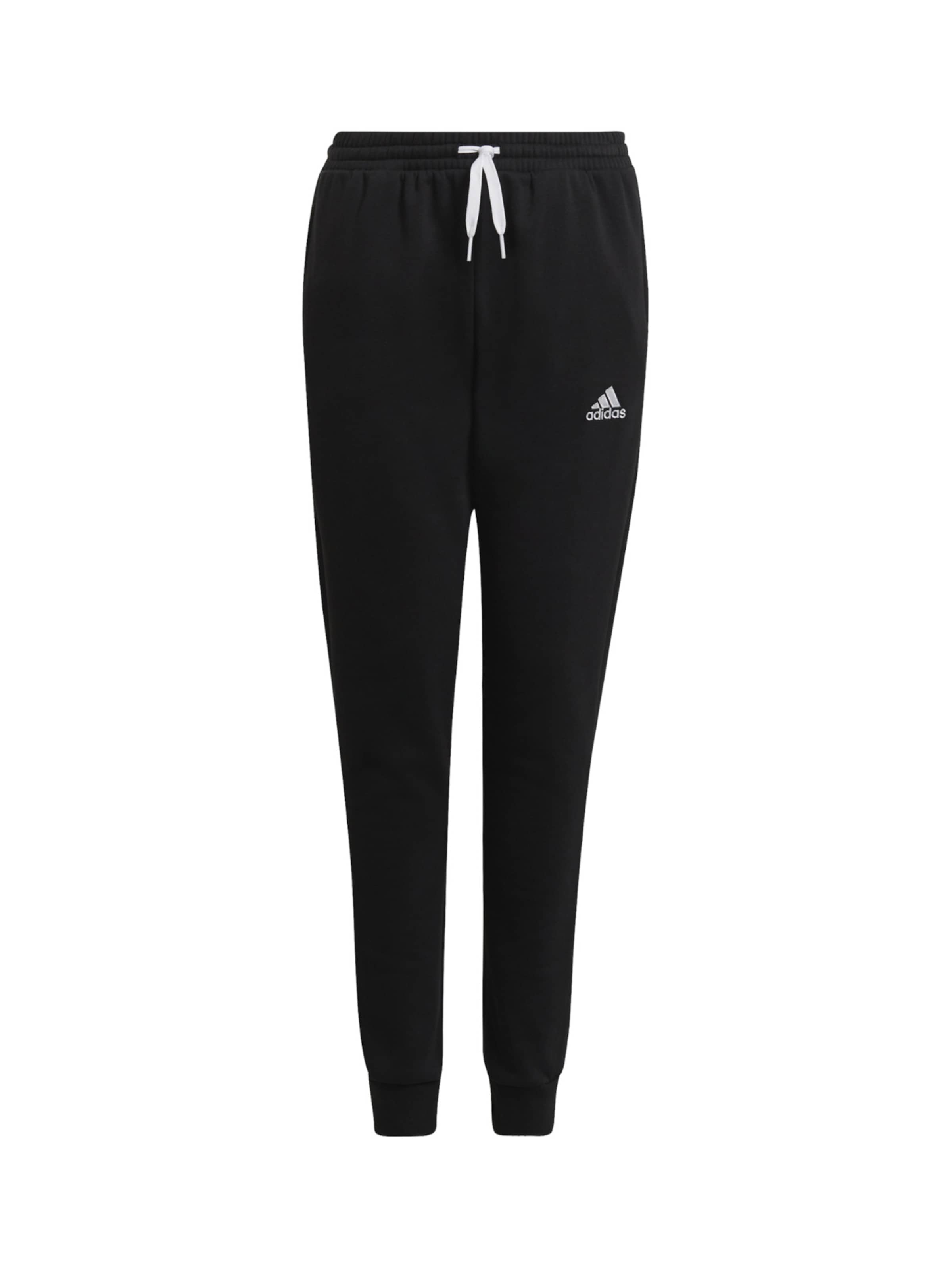 ADIDAS PERFORMANCE Tapered Urheiluhousut 'Entrada 22' värissä musta: etupuoli