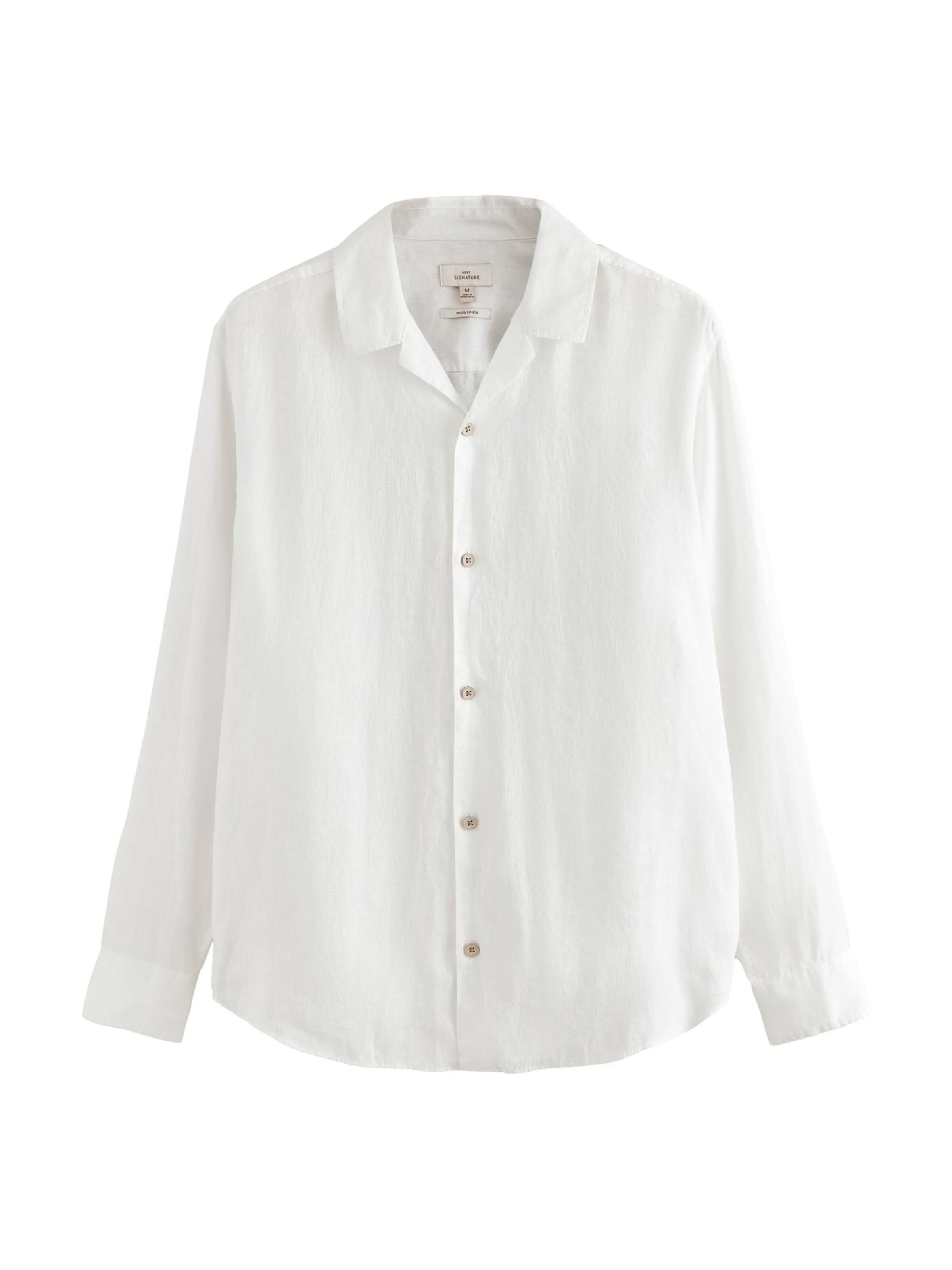 Next Button Up Shirt in White, Item view