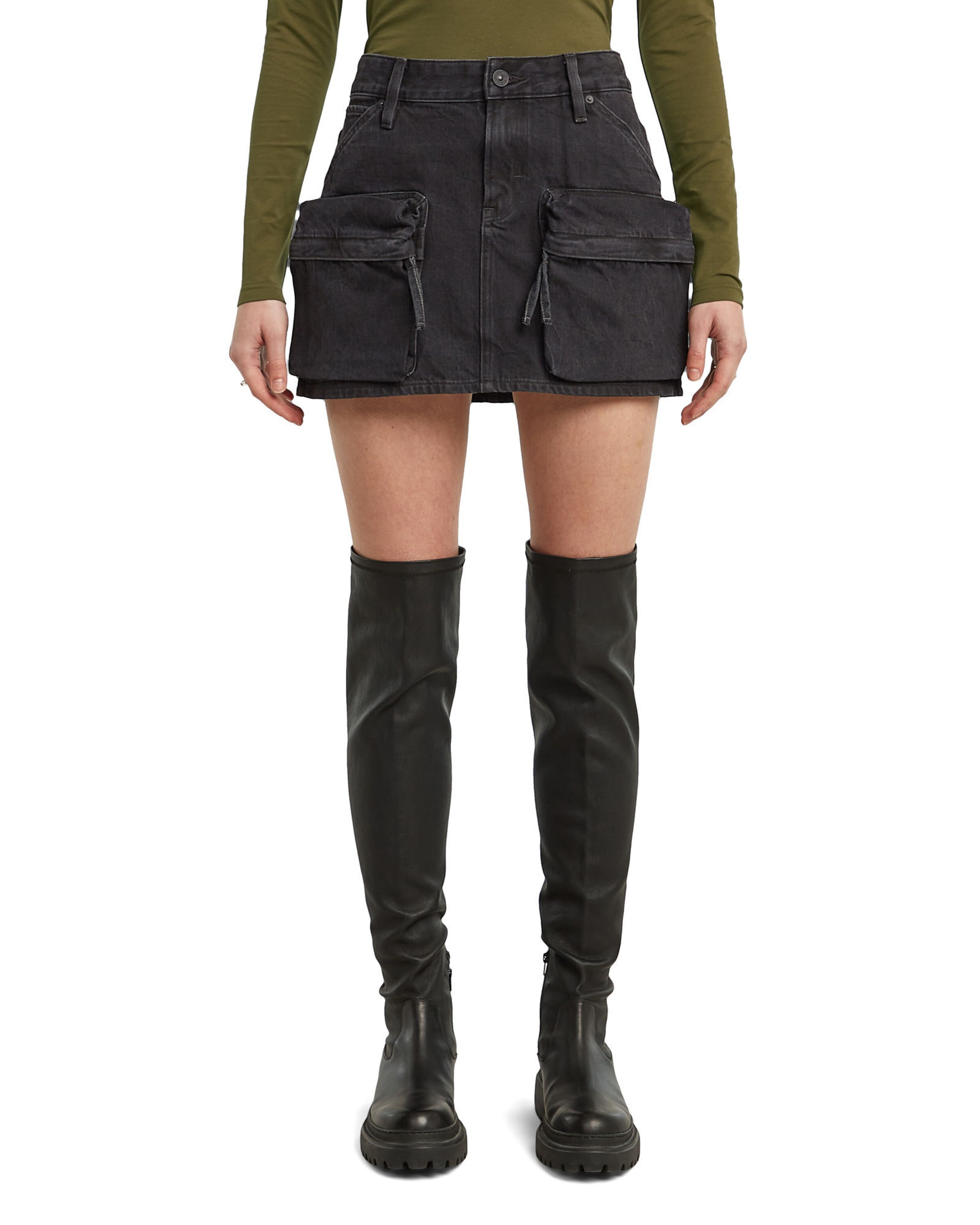 G-STAR Skirt in Black: front