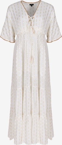 South Beach Jurk in Beige: voorkant