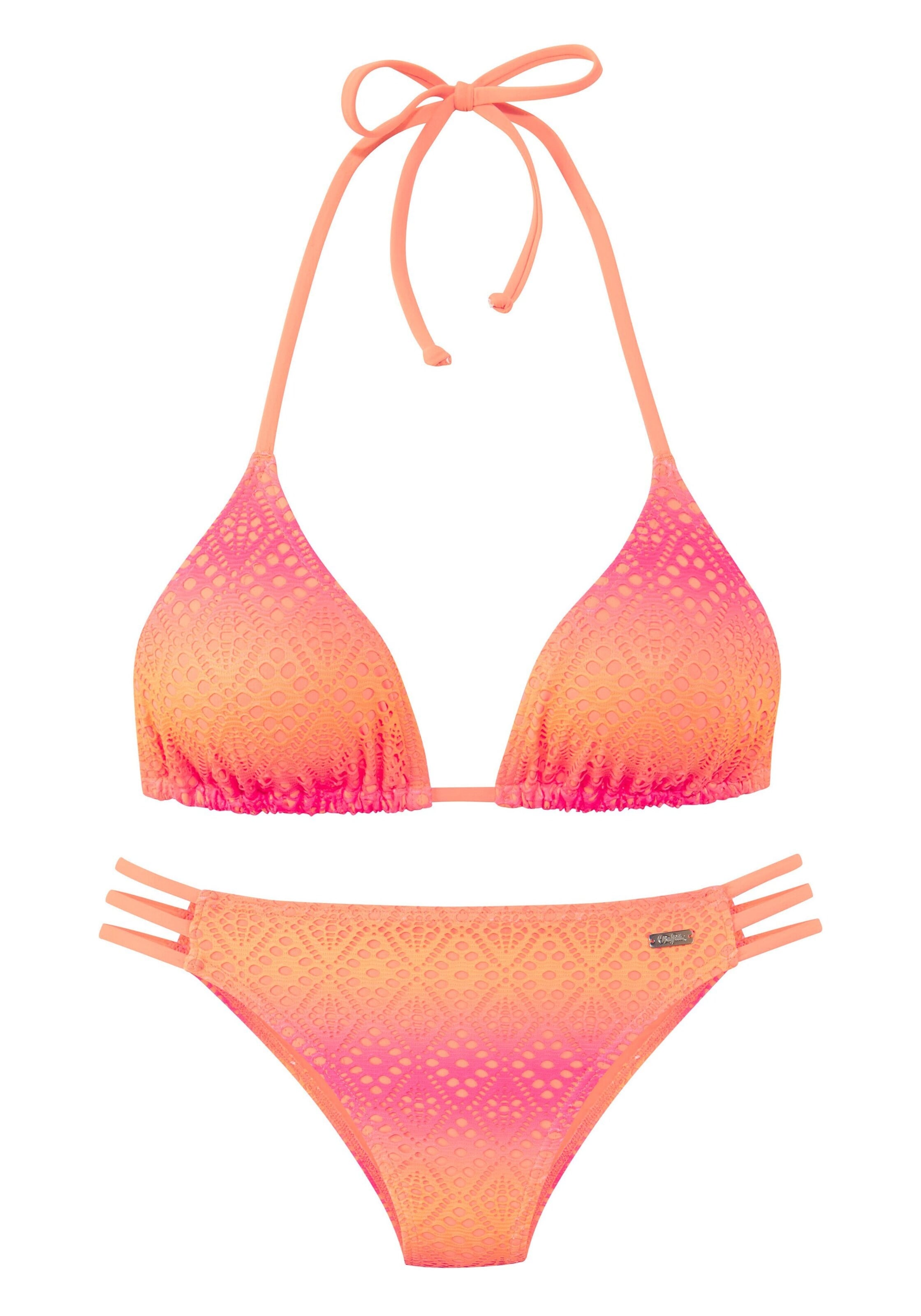BUFFALO Triangle Bikini in Pink: front