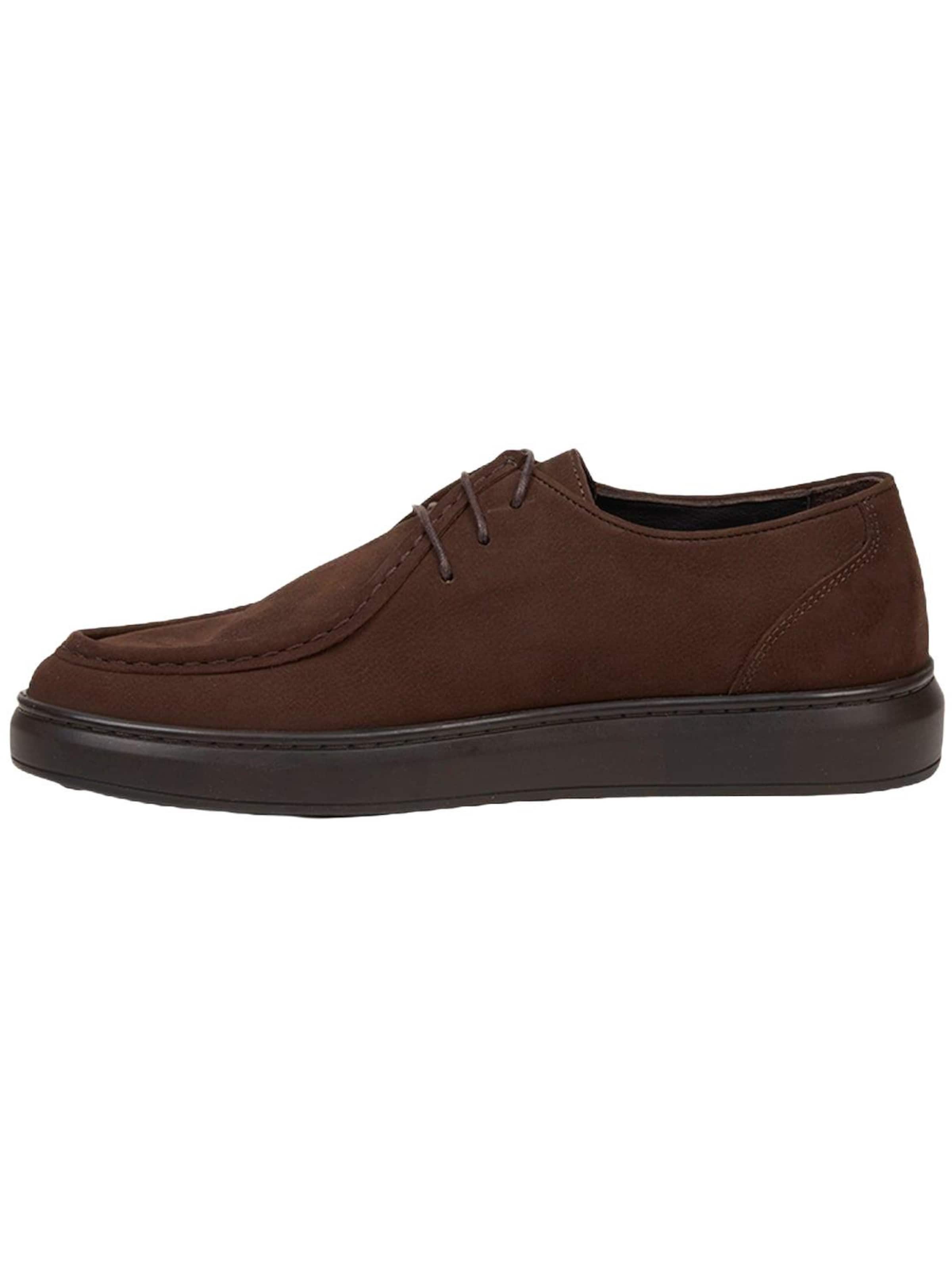 Desa - Zapatillas 'DESA Herren-Schnürschuhe aus Nubukleder für den Alltag' en marrón