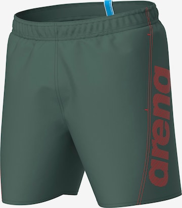 ARENA Swimming Trunks in Green: front