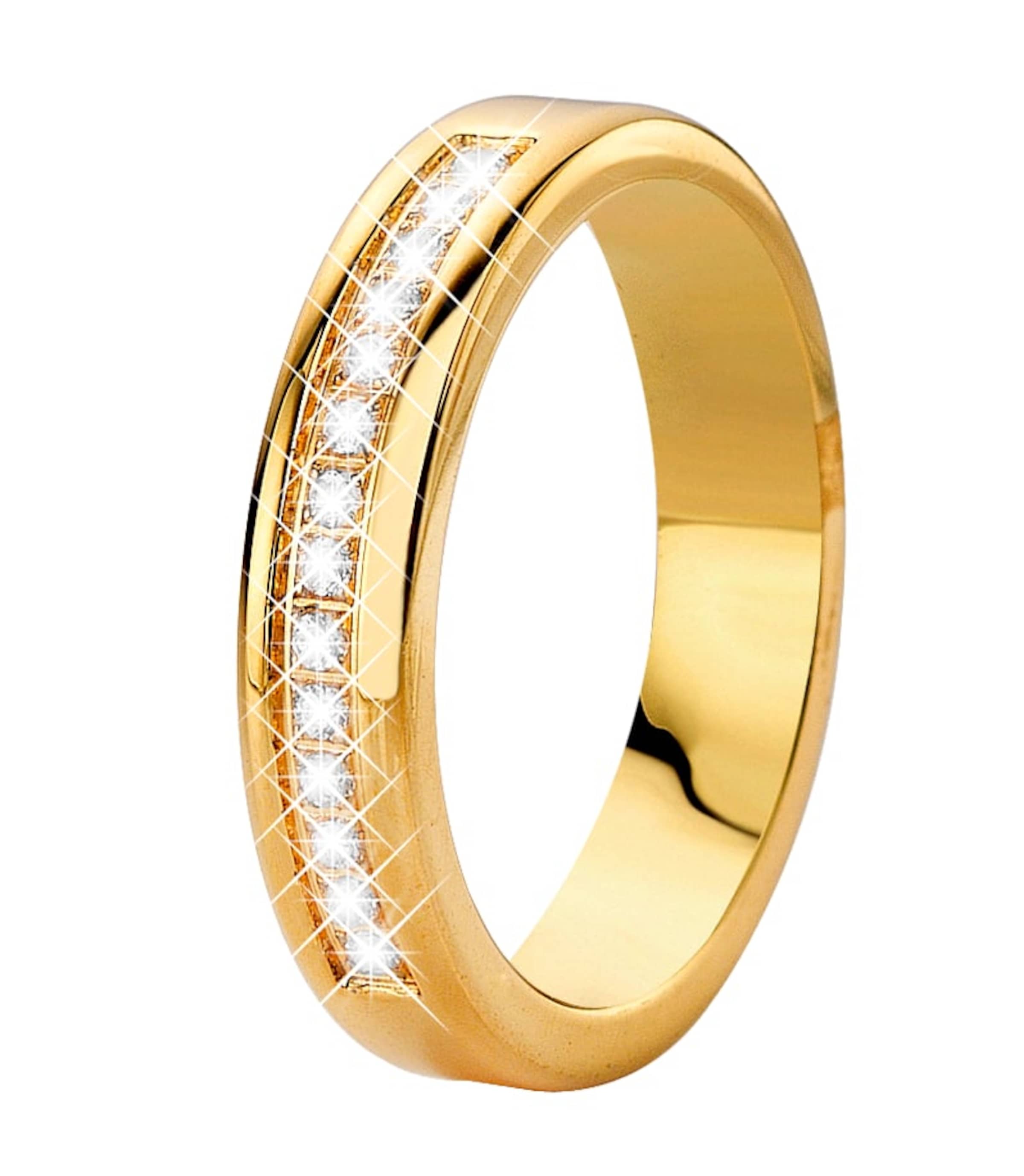 Lucardi Ring in gold, Produktansicht