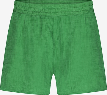 SASSYCLASSY Normalny krój Spodnie w kolorze zielony: przód