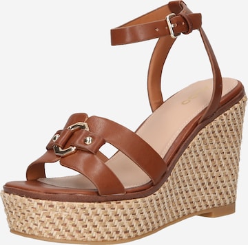 ALDO Strap Sandals 'ONAN' in Brown: front