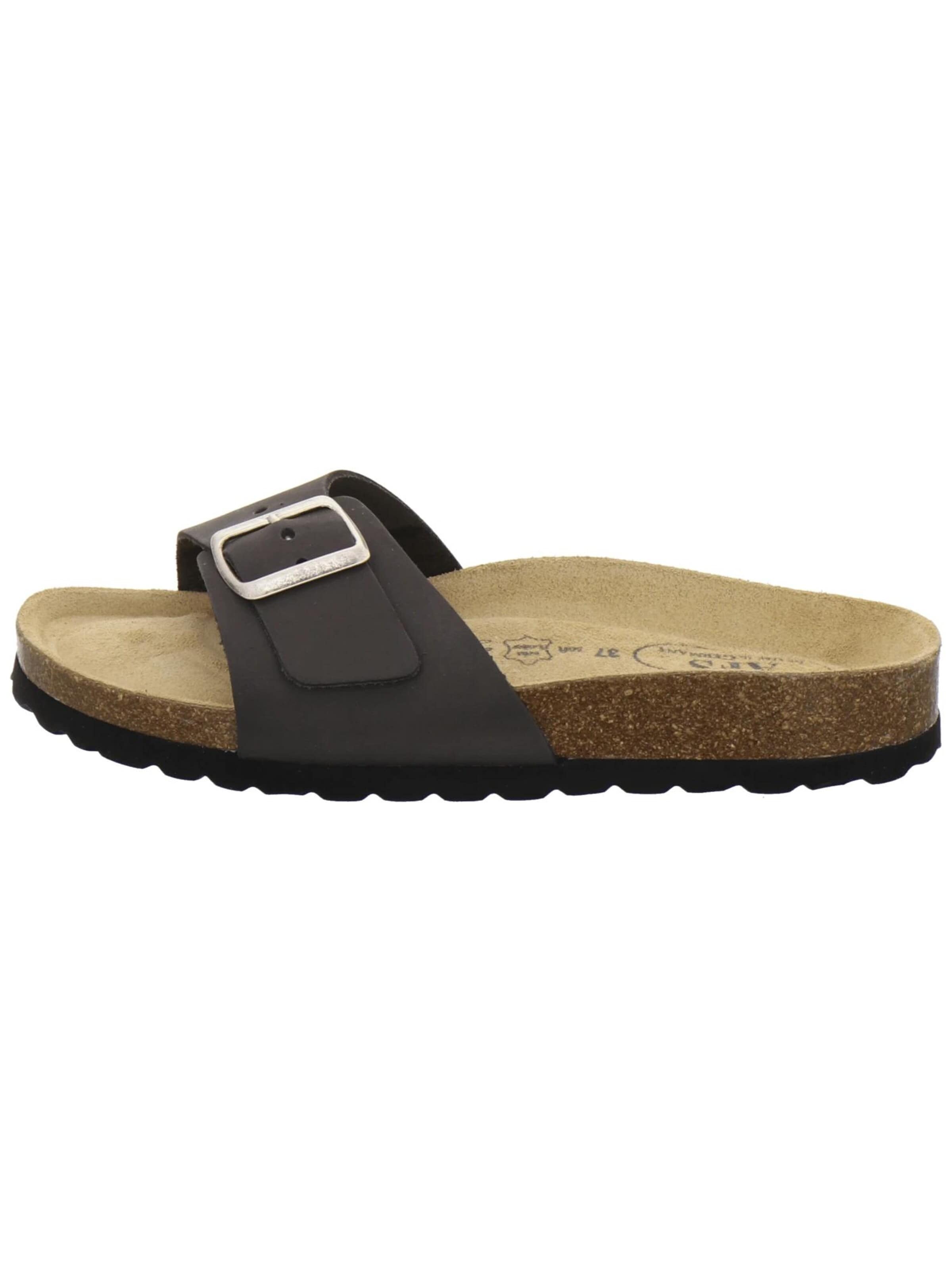 AFS-Schuhe - Zapatos abiertos 'Pantoletten Damen Einschnaller stone' en gris