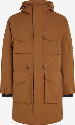 TOMMY HILFIGER Winterparka 'Rockie' in Bruin: voorkant