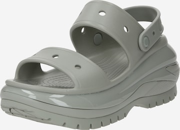 Crocs Sandals 'Classic Mega Crush' in Grey: front