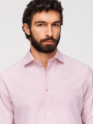 Ombre Regular fit Business shirt in Pink