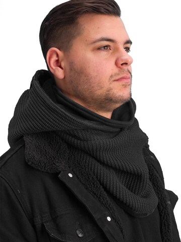 Manufaktur13 Scarf 'Hooded Loop' in Black