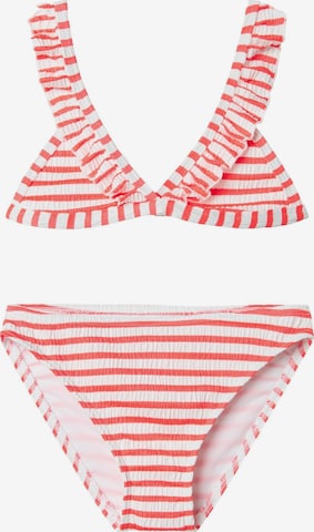 Triangle Bikini NAME IT en orange : devant