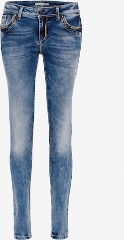 CIPO & BAXX Regular Jeans 'WD380' in Blauw: voorkant