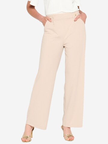 Wide Leg Pantalon à pince LolaLiza en beige