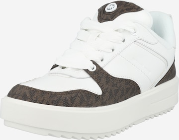 MICHAEL Michael Kors - Zapatillas deportivas bajas 'RUMI' en marrón: frente