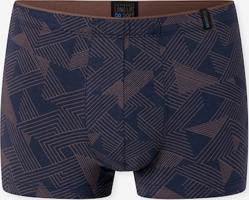 SCHIESSER - Calzoncillo boxer 'Long Life Soft' en azul: frente