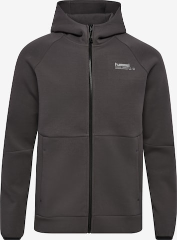 Hummel Sportsweatshirt 'Tech Flleece' i brun: forside