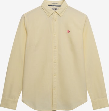 Chemisier Superdry & Co en jaune : devant