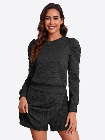 Imily Bela Hlačni kostim | črna barva: sprednja stran