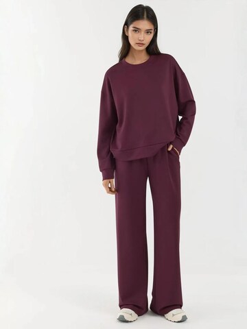 Hiccup Wide leg Workout Pants 'Jogginghose' in Red