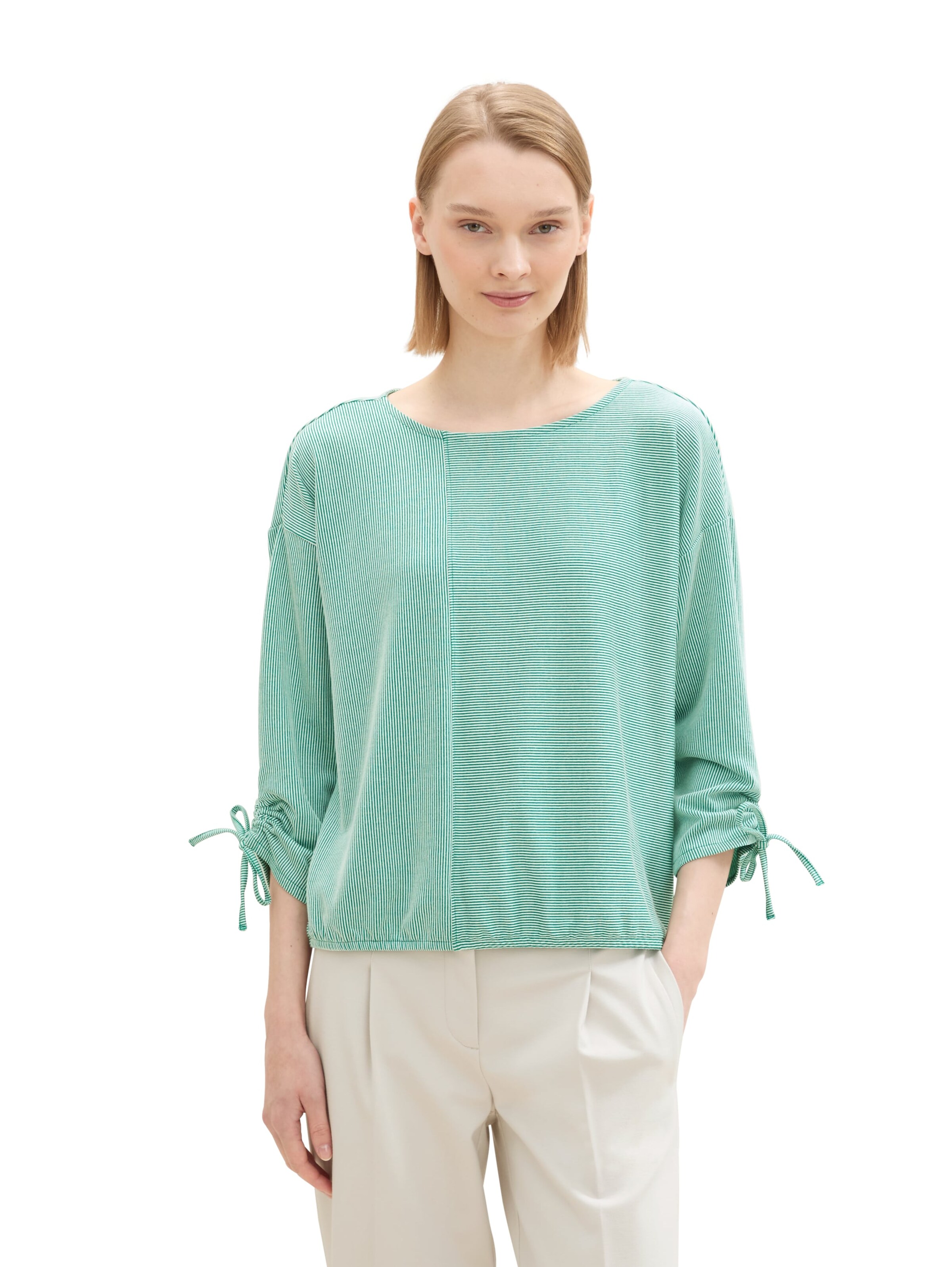 TOM TAILOR DENIM Särk, värv roheline