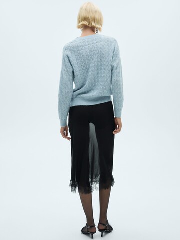 MANGO Pullover 'FLORINS' in Blau