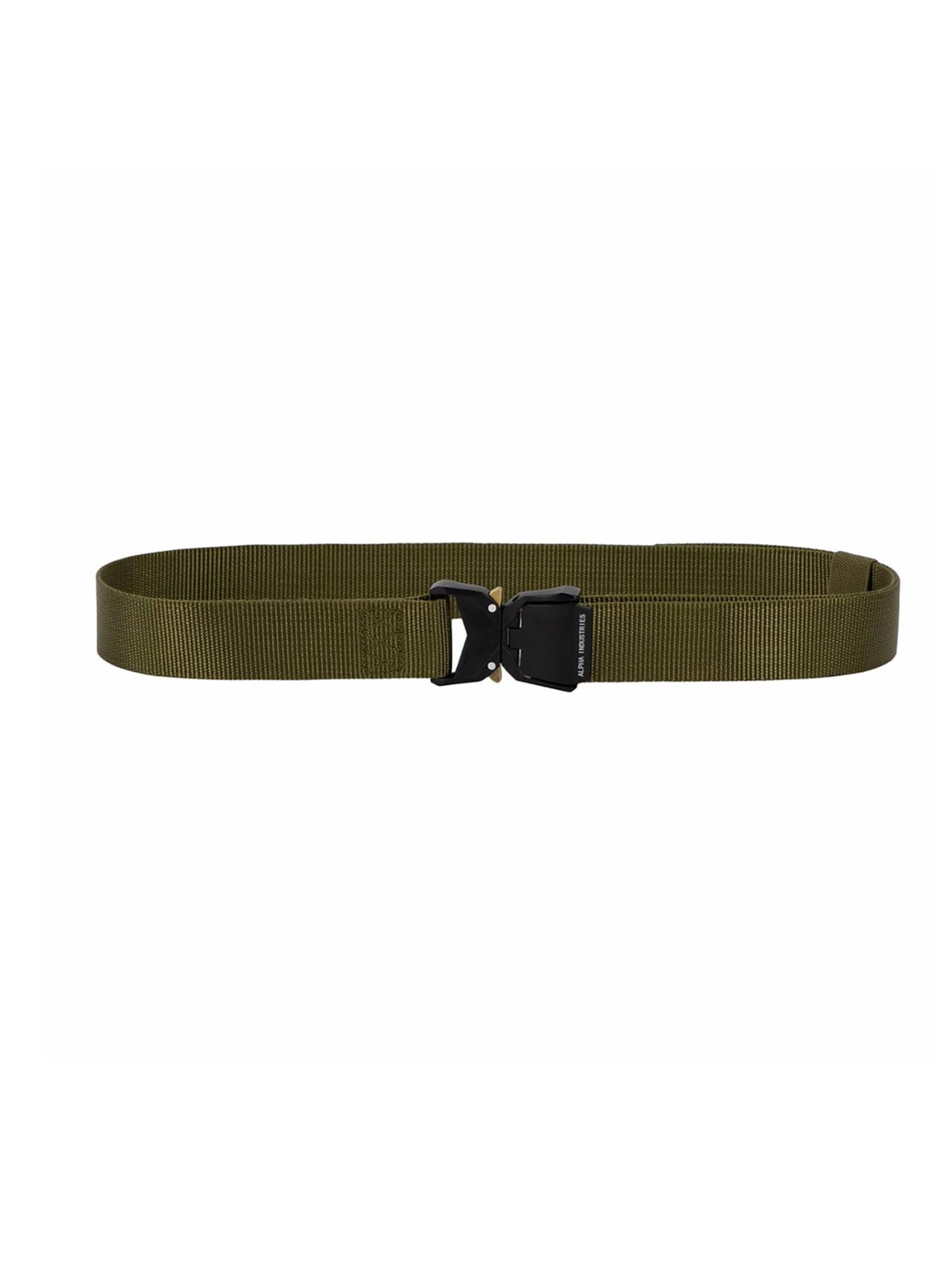 ALPHA INDUSTRIES Belt 'Utility Belt' in Green: front