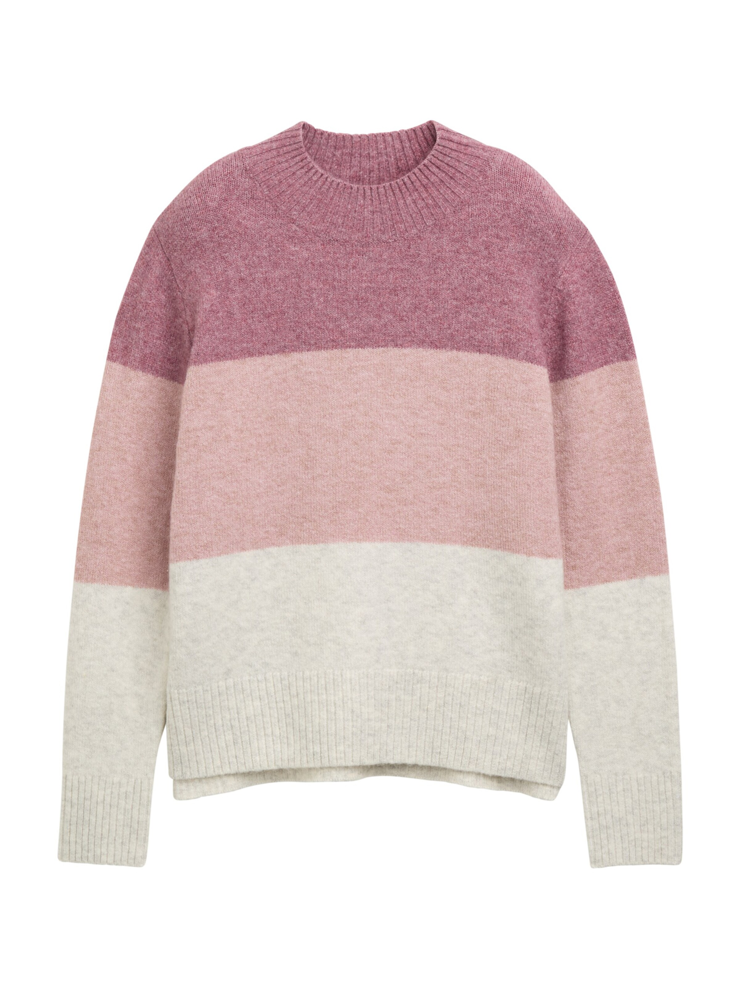 TOM TAILOR DENIM Свитер в Ярко-розовый: спереди