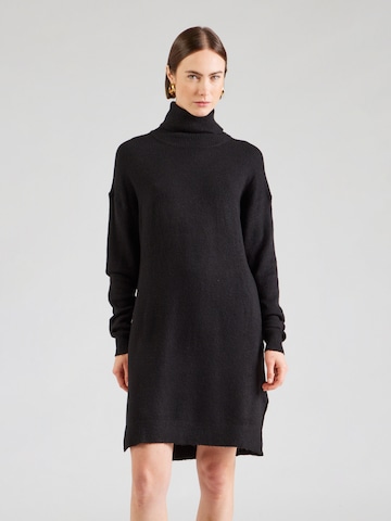 Pepe Jeans Πλεκτό φόρεμα σε μαύρο: μπροστά