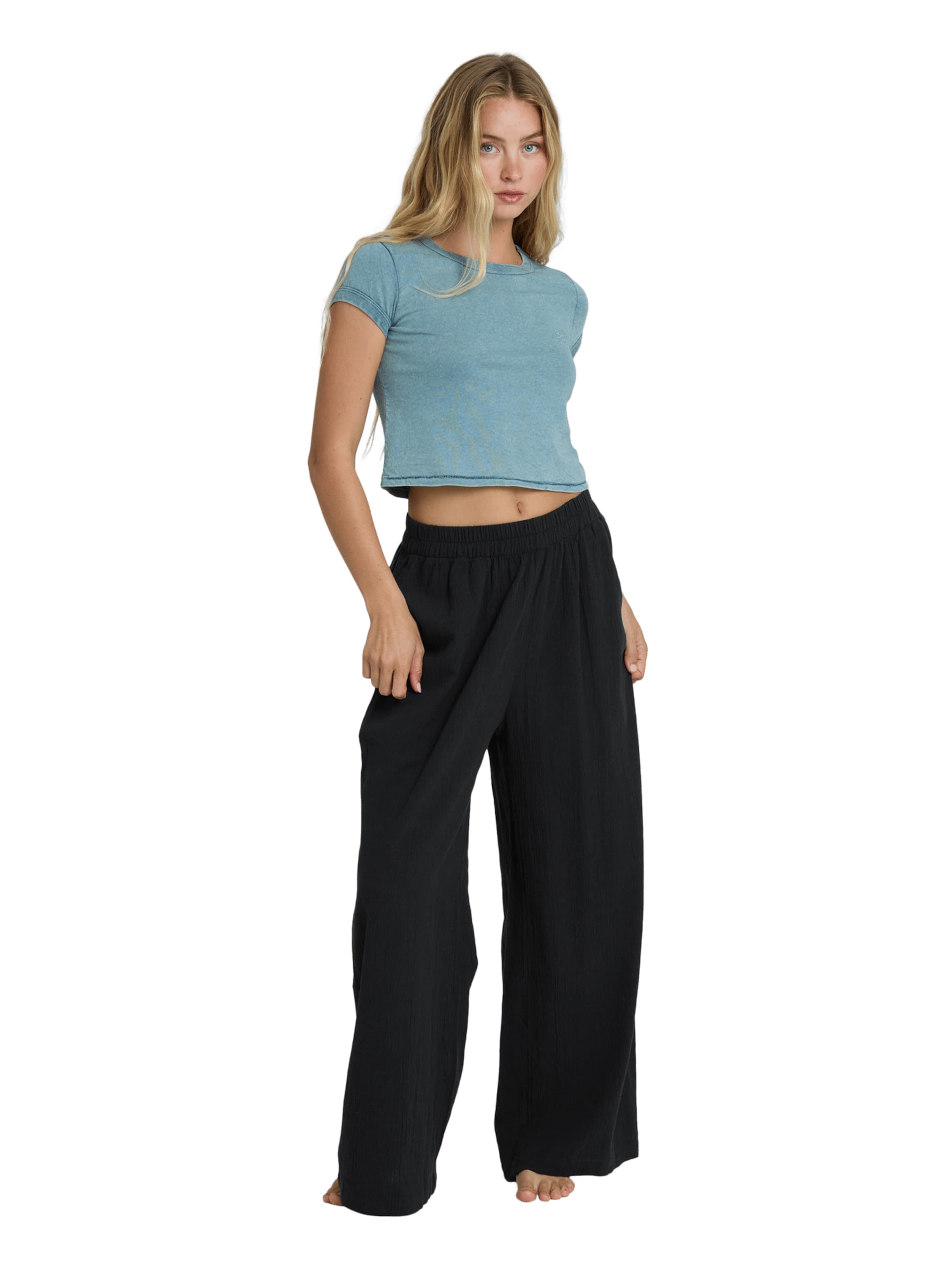 BILLABONG Loose fit Pants 'Follow Me' in Black: front