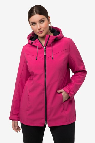 Ulla Popken Performance Jacket in Pink: front