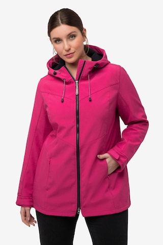 Veste fonctionnelle Ulla Popken en rose : devant