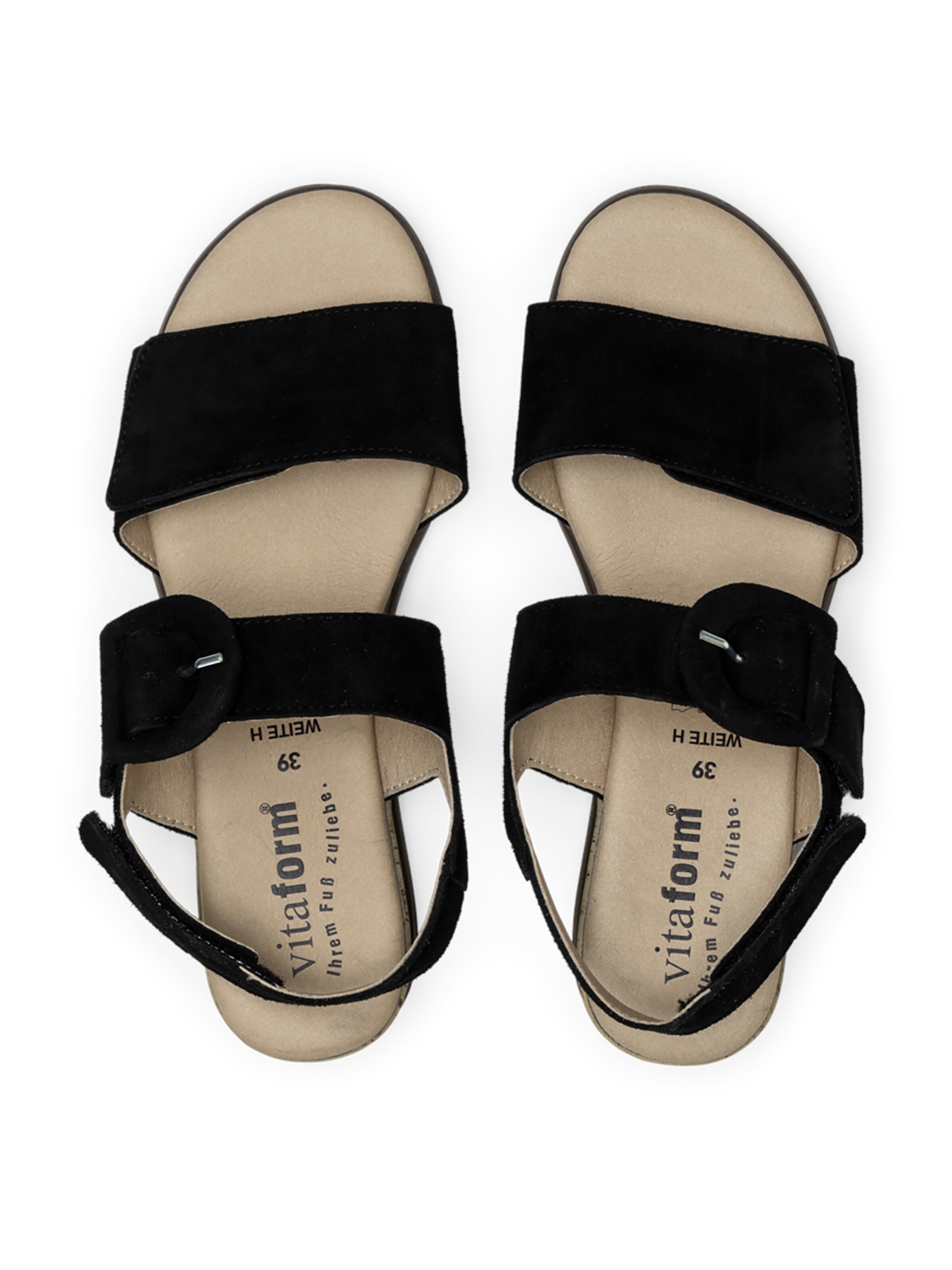 Sandalo con cinturino di VITAFORM in nero