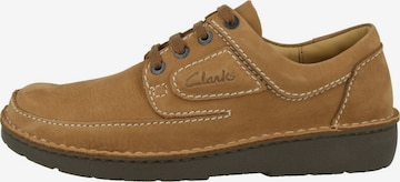 CLARKS Lace-Up Shoes 'Nature II' in Brown